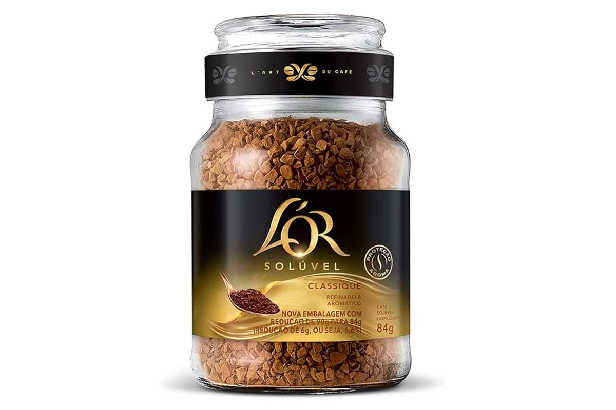 L'OR Café Classique Solúvel Pote De Vidro 84G